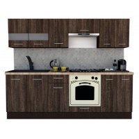 Bucatarie MARINA NEW 240 2B Wenge / Decor 7648